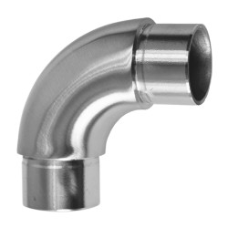 Spojka oblúková 90° na trubku ø 33,7 mm, brúsená AISI 304 Spojka oblúková 90° na trubku ø 33,7 mm, brúsená AISI 304